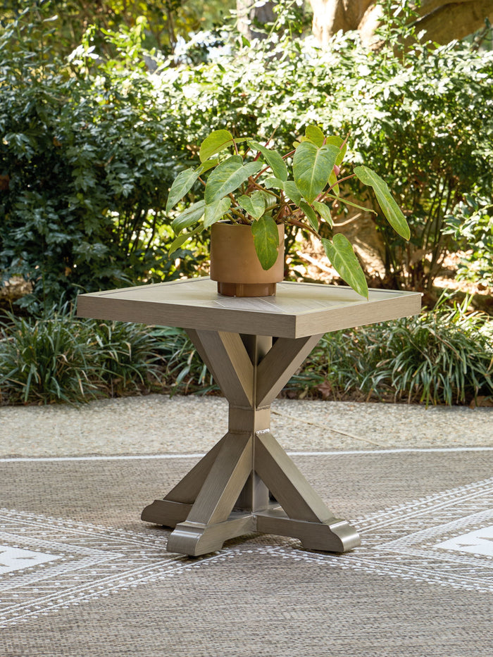 Laguna Heights - Square End Table - Beige image 2