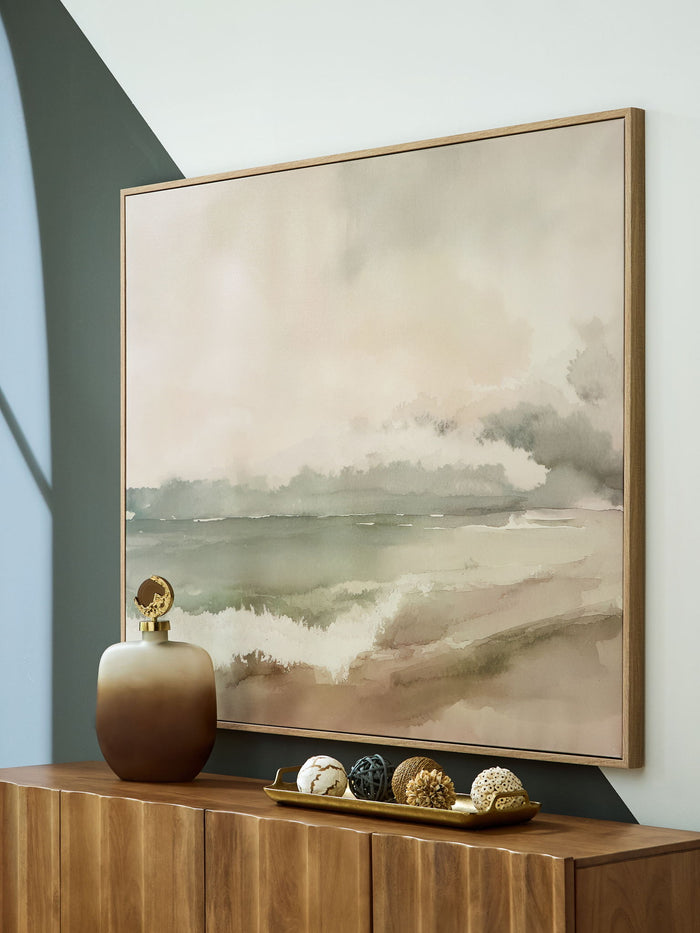 Vallus - Wall Art - Blush / Green / Gray image 2