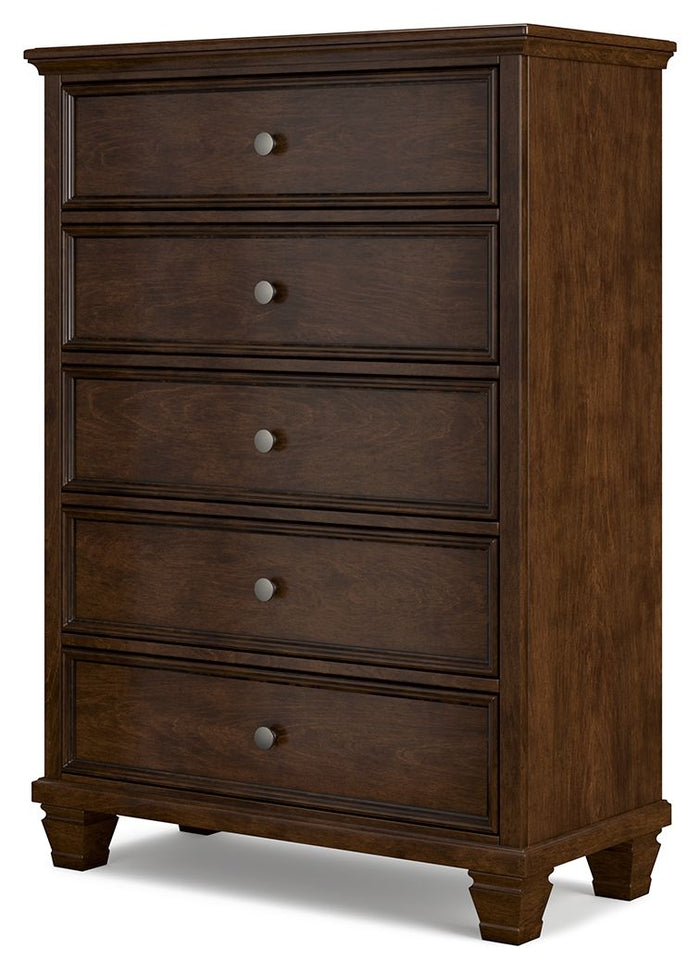 Danabrin - Five Drawer Chest - Brown image 2
