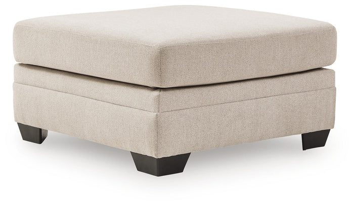 Mandi Point - Oversized Accent Ottoman - Marble image 1