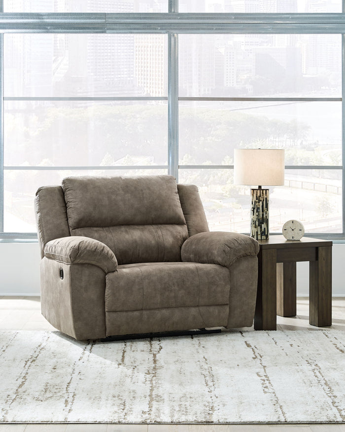 Laresview - Zero Wall Wide Seat Recliner - Fossil image 3