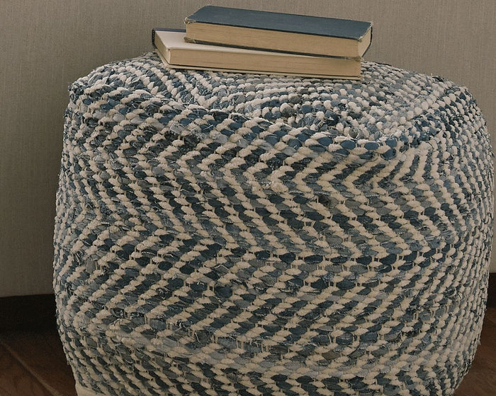 Chevron - Pouf - Blue image 4