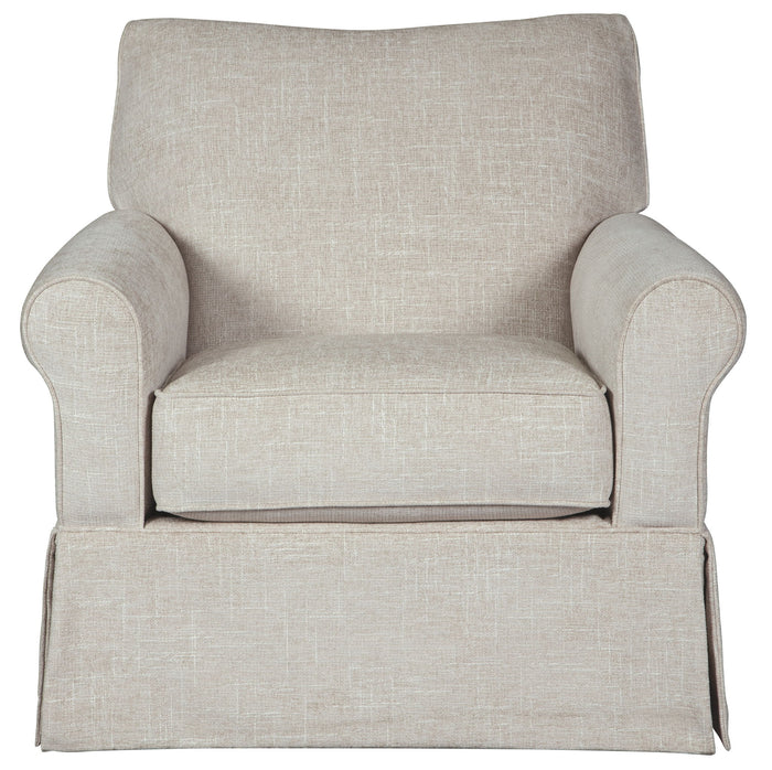 Searcy - Swivel Glider Accent Chair - Quartz image 2