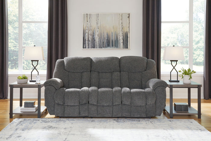 Foreside - Reclining Sofa - Fabric - Charcoal image 3