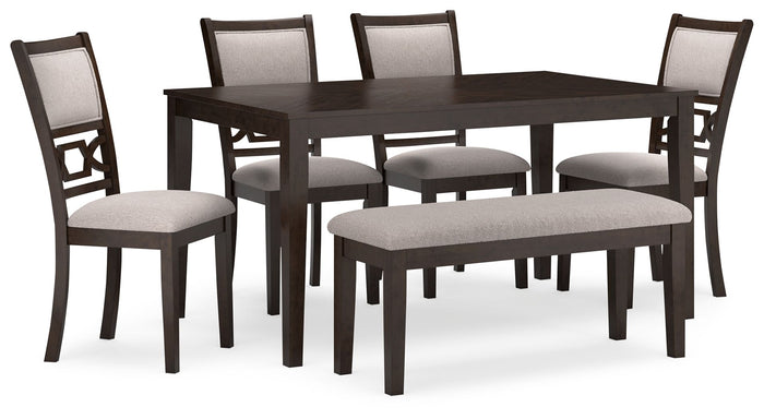 Langwest - Dining Room Table Set (Set of 6) - Brown image 1