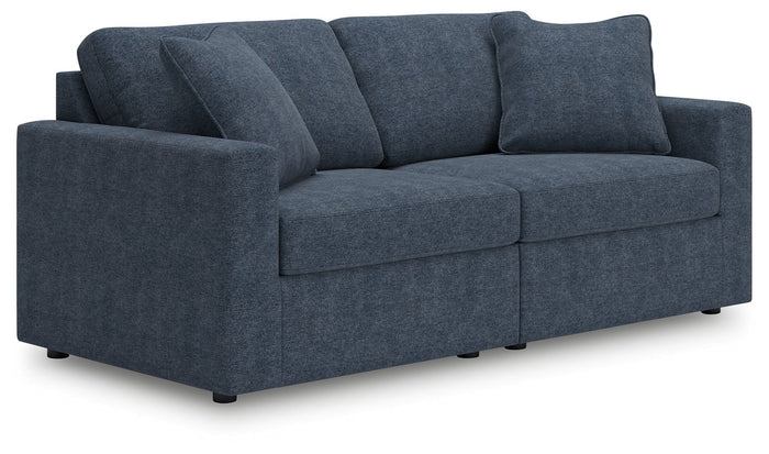 Modmax - 2-Piece Sectional Loveseat - Fabric - Ink image 1