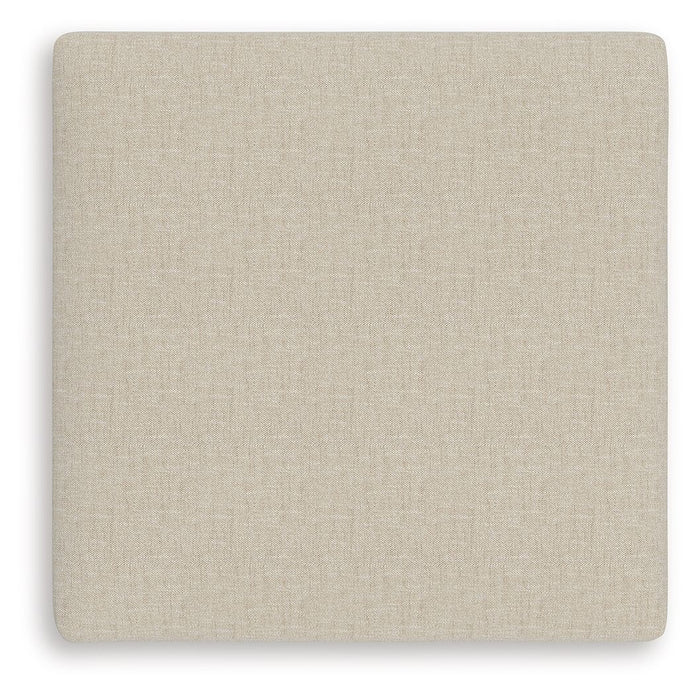LadyMae - Oversized Accent Ottoman - Twill image 3