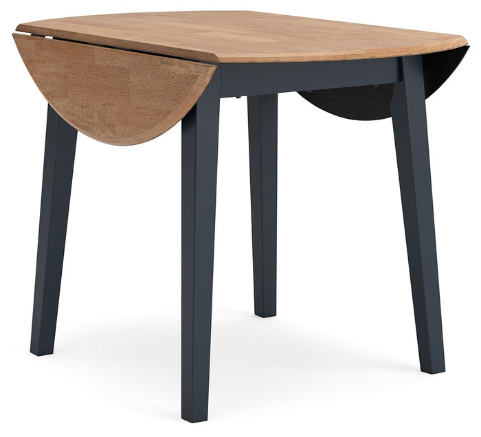 Gesthaven - Round Dining Room Drop Leaf Table Set image 10