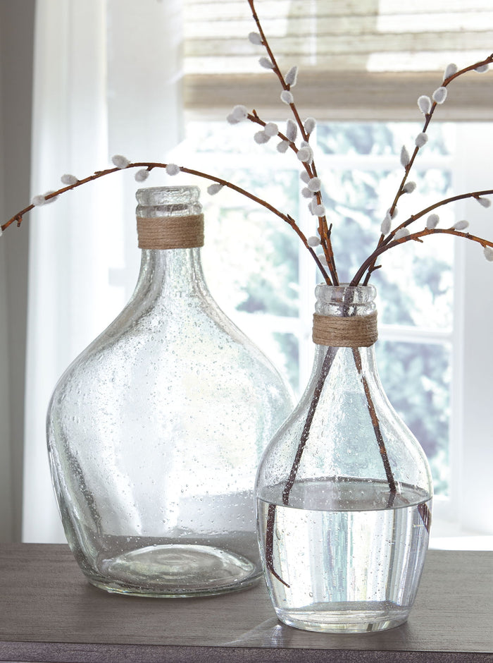 Marcin - Vase Set (Set of 2) - Clear image 2