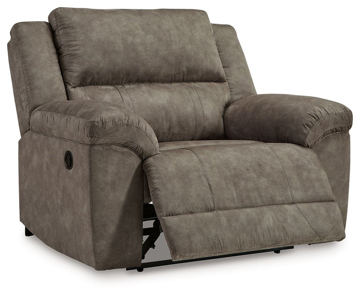 Laresview - Zero Wall Wide Seat Recliner - Fossil image 4