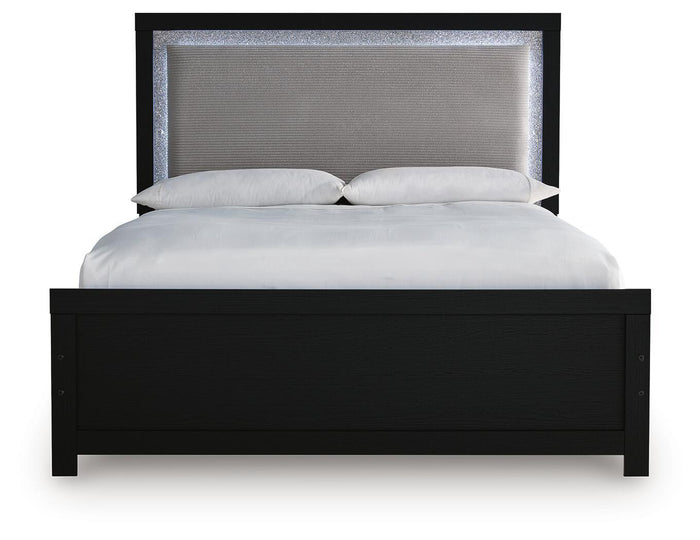 Maeling - Upholstered Panel Bed image 7