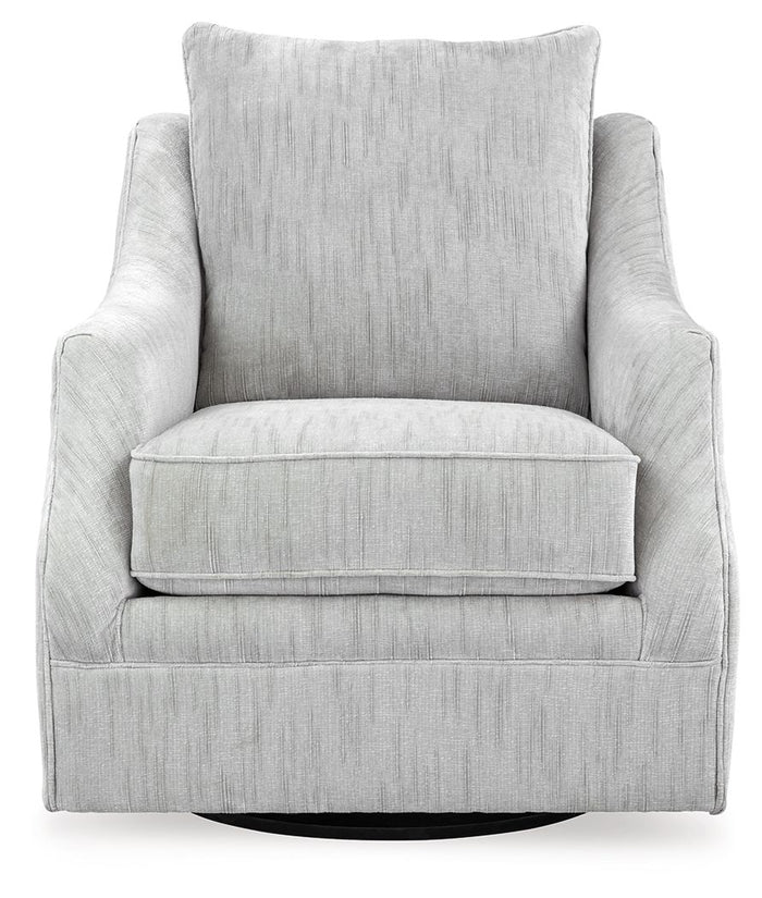 Gubbins - Swivel Accent Chair - Gray image 3