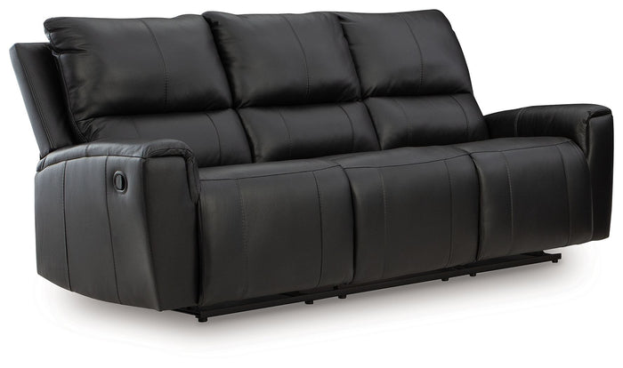 Glossmore - Reclining Sofa - Black image 1