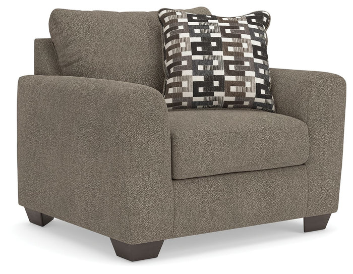 Triston-Peaks - Chair And A Half - Suede image 1