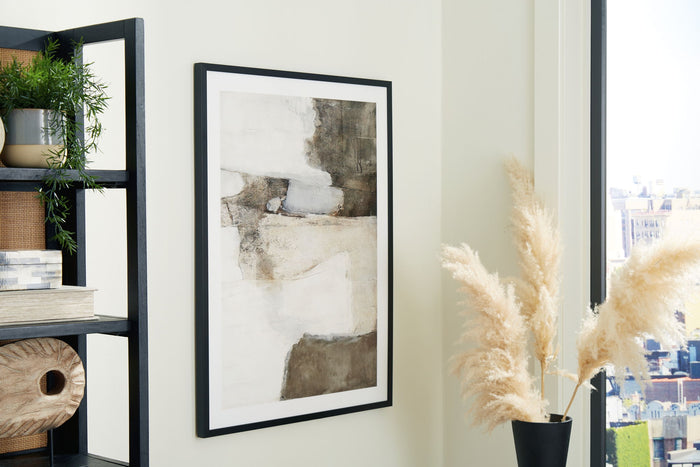 Aldricton - Wall Art - Brown / White image 4