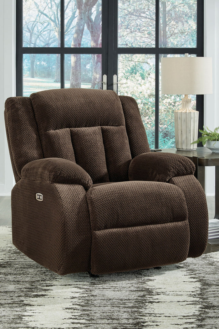Free Wake - Power Rocker Recliner - Chocolate image 4