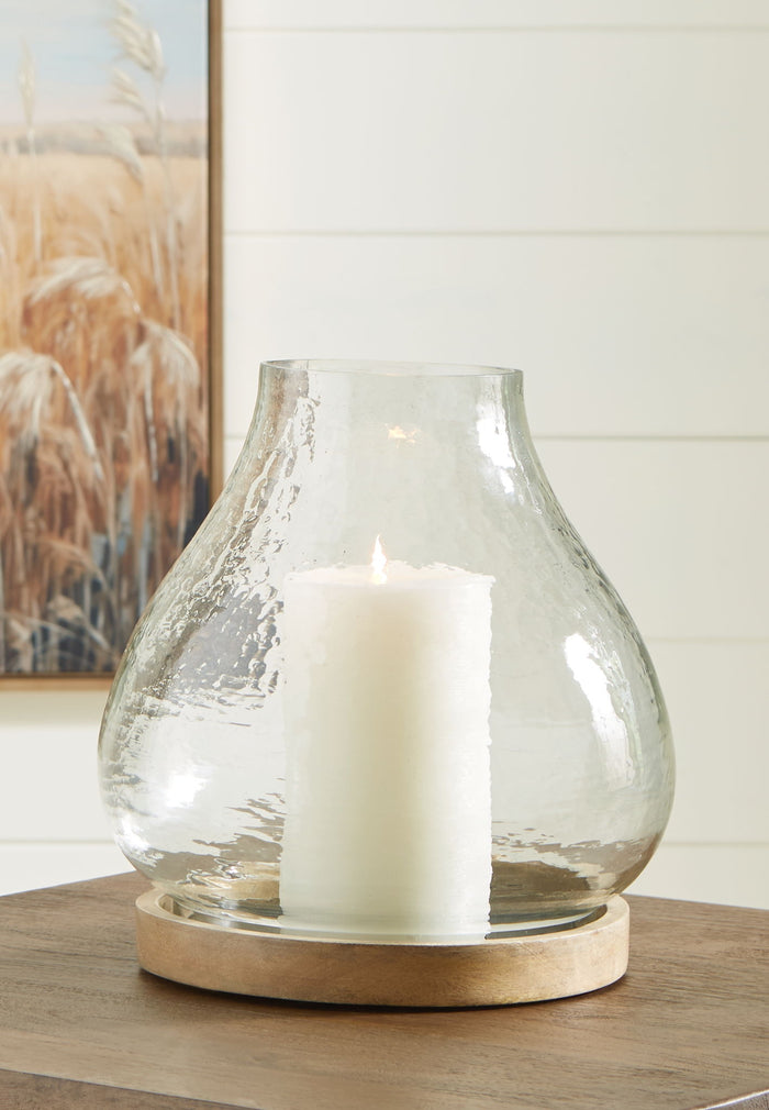 Adalisen - Candle Holder - Clear / Brown image 4