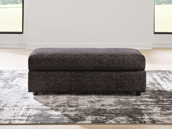 Lentiz - Oversized Accent Ottoman - Onyx image 2