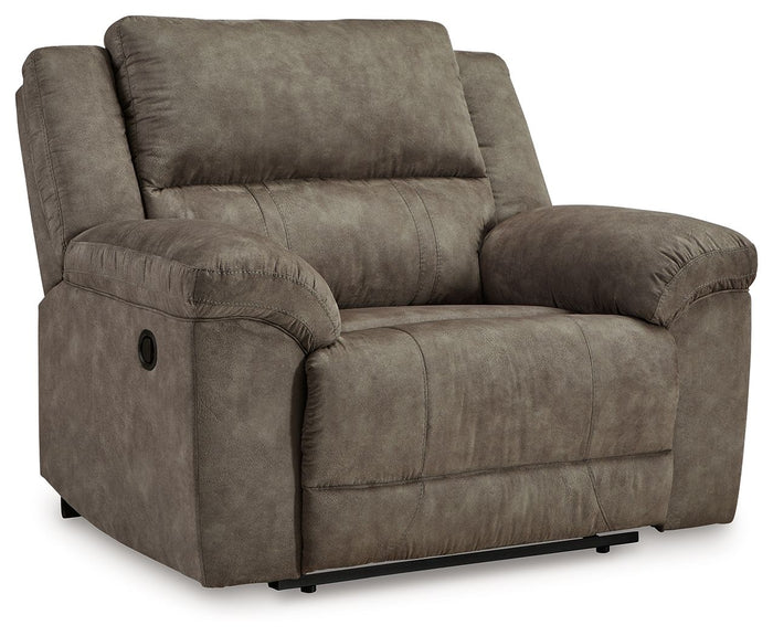 Laresview - Zero Wall Wide Seat Recliner - Fossil image 1