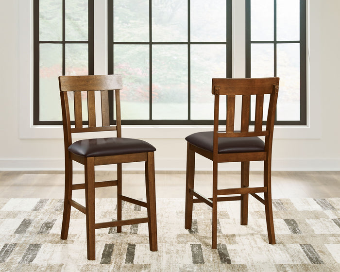 Ralene - Upholstered Barstool (Set of 2) - Medium Brown image 3