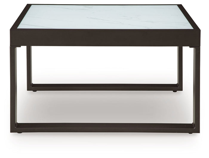 Beachloft - Square Cocktail Table - Black / Gray image 4