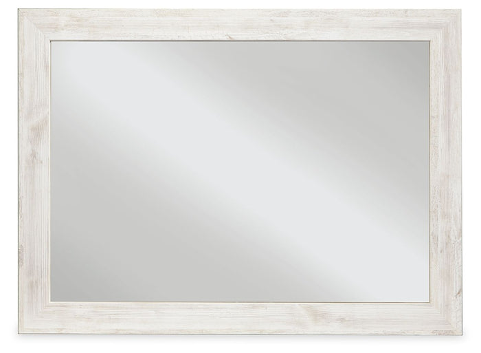 Paxberry - Bedroom Accent Mirror - Whitewash image 3