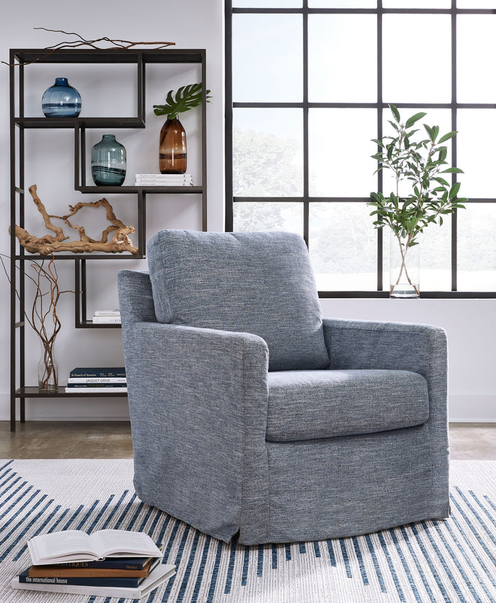 Nenana Next-Gen Nuvella - Swivel Glider Accent Chair image 4