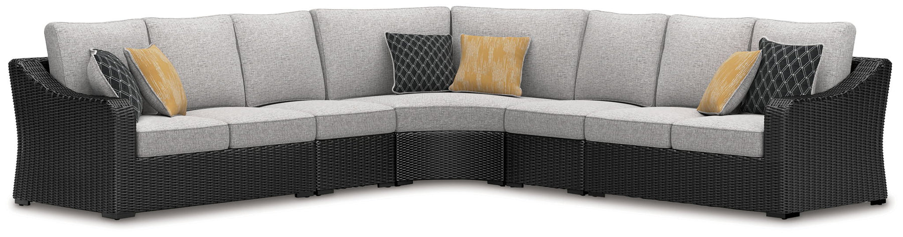 Black / 5 Pc. Sectional