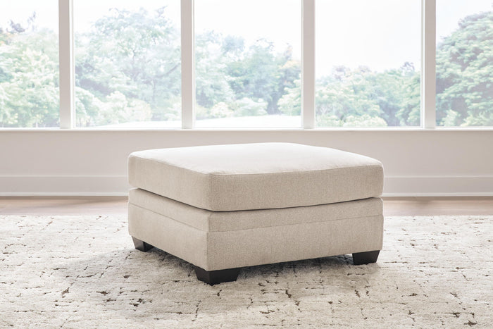 Mandi Point - Oversized Accent Ottoman - Marble image 2