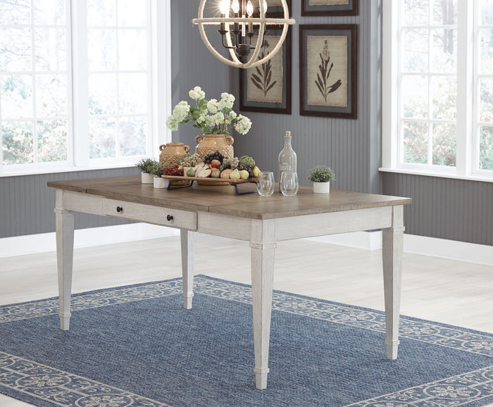 Skempton - RECT DRM Table w/Storage - White image 3