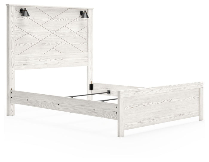 Gerridan - Panel Bed With Sconces image 2