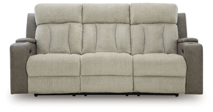 WhipLash - Power Reclining Sofa With Adj Headrest - Sisal image 3