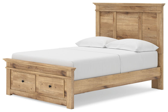 Makidern - Panel Storage Bed With Storage Footboard image 9