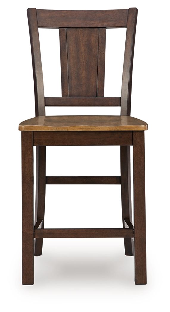 Rylandeen - Barstool (Set of 2) - Light Brown / Dark Brown image 4