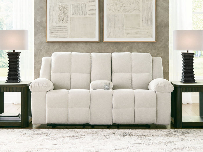 Orlen - Double Reclining Loveseat With Console - Winter image 4