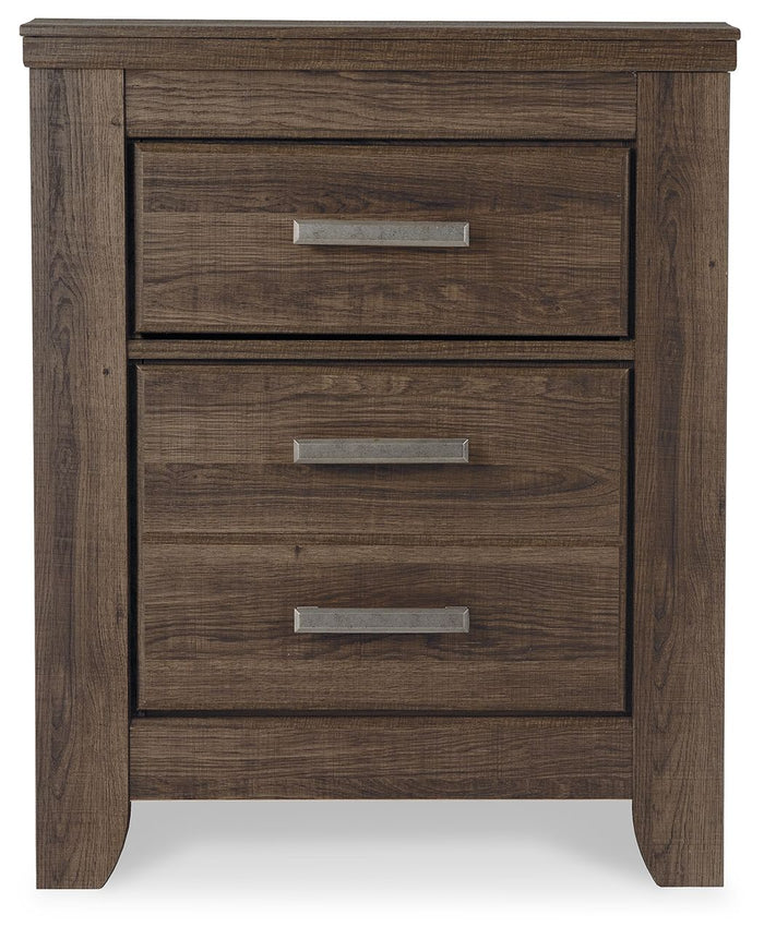 Juararo - Two Drawer Night Stand - Dark Brown image 3