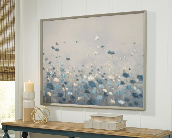 Claydale - Wall Art - Gray / Blue / White image 2