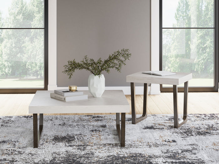 Westenfort - Occasional Table Set (Set of 2) - Espresso / Gray image 2