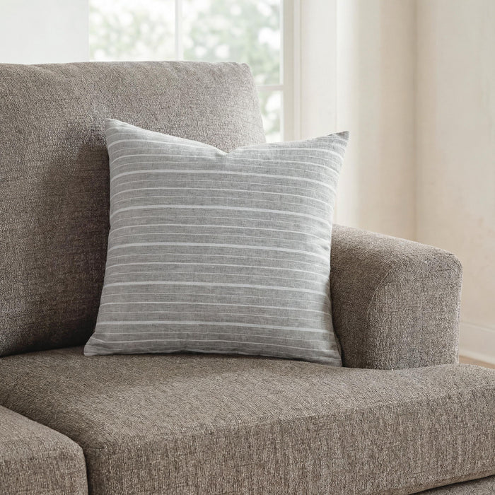 Vernthrone - Pillow (Set of 4) - Taupe / White image 2