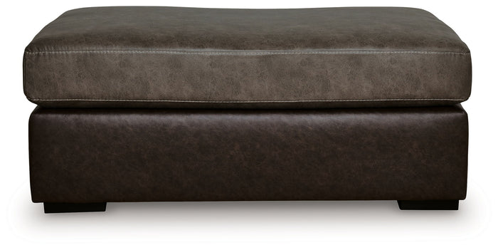 Castille Way - Oversized Accent Ottoman - Fossil image 3