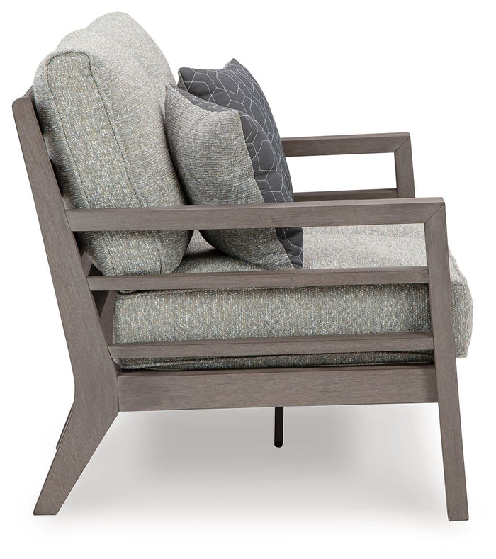 Hillside Barn - Loveseat W/Cushion - Gray / Brown image 2