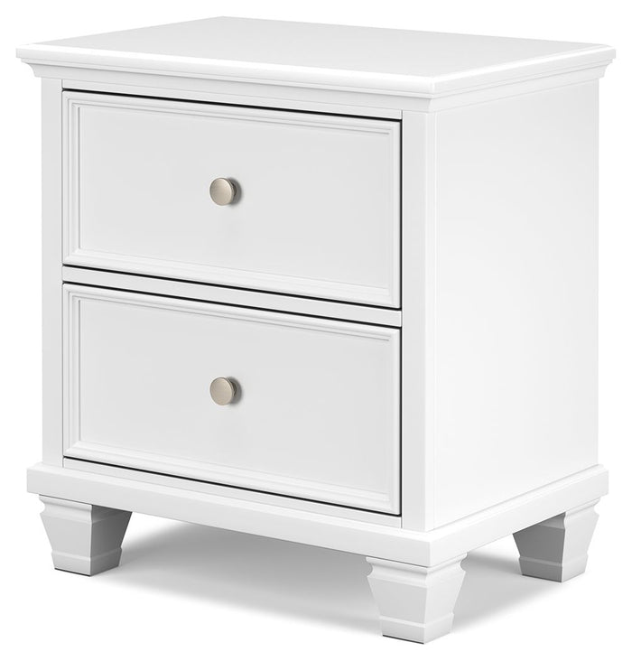 Fortman - Two Drawer Night Stand - White image 4