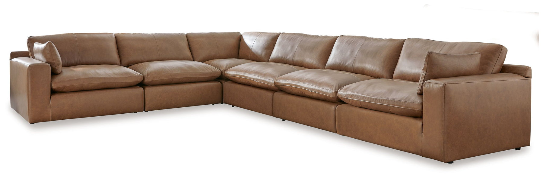 Light Brown / 6 Pc. Sectional