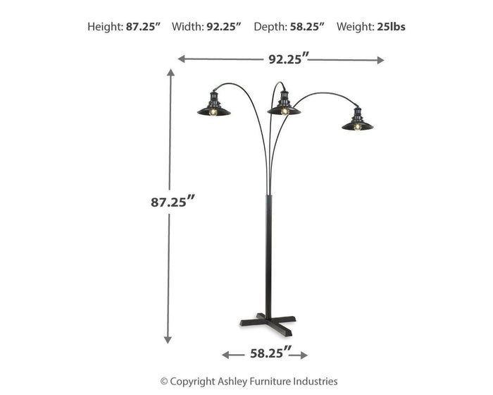 Sheriel - Metal Arc Lamp  - Black image 2