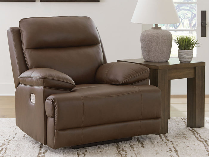 Vonryan - Power Recliner / Adj Headrest - Tobacco image 3