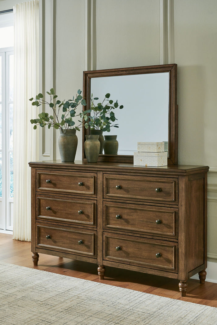 Sturlayne - Dresser And Mirror - Brown image 3