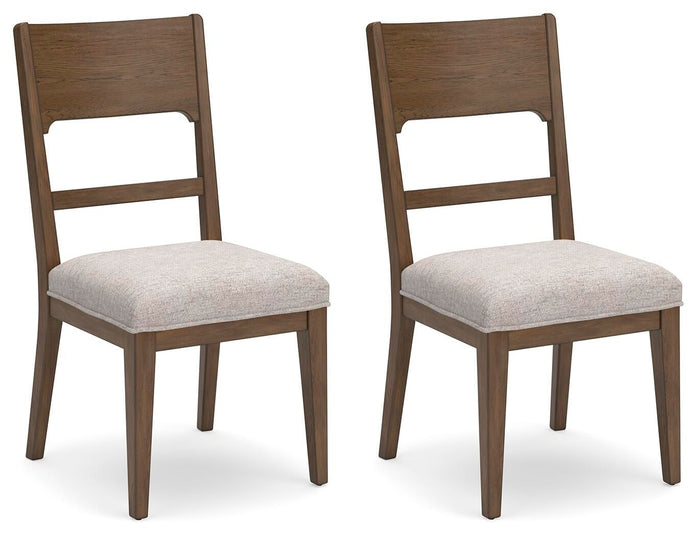 Cabalynn - Dining Uph Side Chair (Set of 2) - Oatmeal / Light Brown image 1
