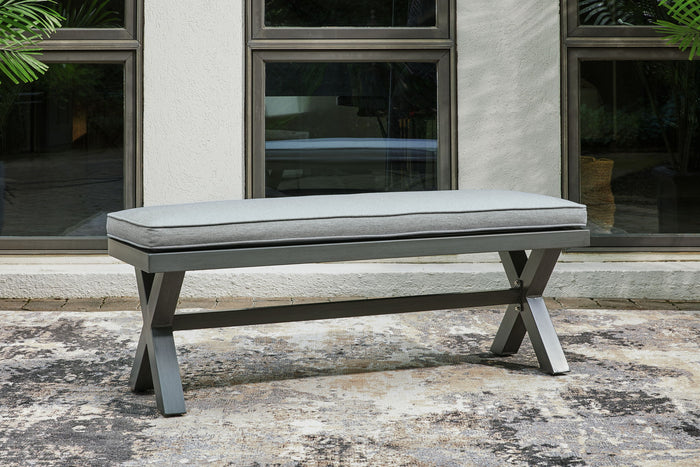 Elite Park - Bench With Cushion - Gray image 4
