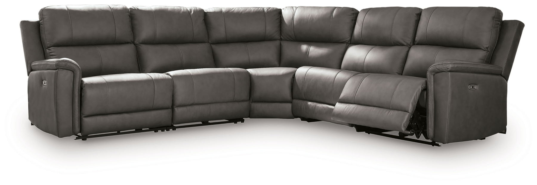 Dark Gray / 5 Pc. Power Reclining Sectional