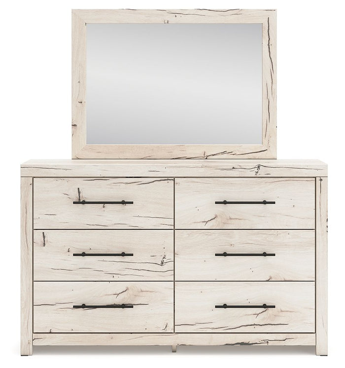 Lawroy - Dresser And Mirror - Light Natural image 3